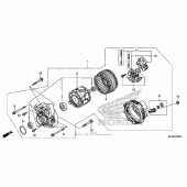 Схема узла: Генератор для Honda GL1800 Gold Wing