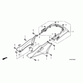 Схема узла: Side cover/rear cowl для Honda ST1300 Pan-European