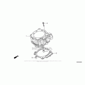 Схема вузла: Cylinder для Honda CRF250 CRF250X