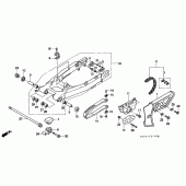 Схема вузла: Маятник / chain case для Honda XR250