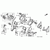 Схема узла: Shelter для Honda GL1800 Gold Wing