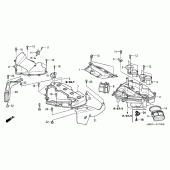 Схема вузла: Повітряний фільтр для Honda CBR600 CBR600RR