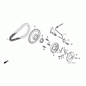 Схема узла: Привод стартера для Honda CMX250 Rebel