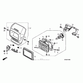 Схема вузла: Фара для Honda XR650