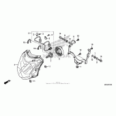 Схема узла: Фара для Honda NC700
