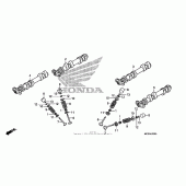 Схема узла: Распредвал & Клапан для Honda ST1300 Pan-European