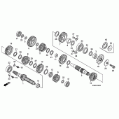 Схема вузла: Трансмісія для Honda CRF250 CRF250R