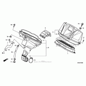 Схема узла: Воздушный фильтр для Honda NC700