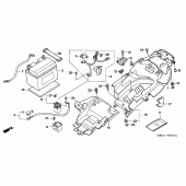 Схема вузла: Акумулятор (CBR600RR5 / 6) для Honda CBR600 CBR600RR