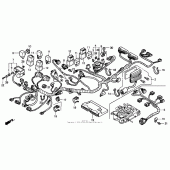 Схема вузла: Електрообладнання для Honda VFR800 Interceptor