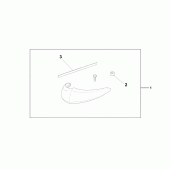 Схема вузла: Chrome front fend для Honda VT750 Shadow Aero