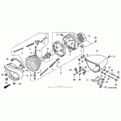 Схема вузла: Фара для Honda VTX1800