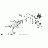 Схема вузла: Abs modulator для Honda CTX700