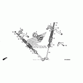 Схема узла: Распредвал & Клапан для Honda CRF230 CRF230F