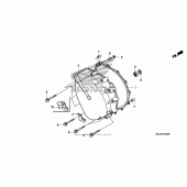 Схема вузла: Clutch cover для Honda GL1800 Gold Wing