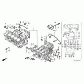 Схема узла: Картер двигателя для Honda CBR1100XX Blackbird