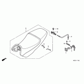 Схема узла: Сиденье для Honda CB1100 CB1100SF X11