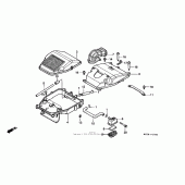 Схема узла: Воздушный фильтр для Honda VF750 Magna