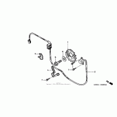 Схема вузла: Ignition pulse generator для Honda VT1100 Shadow Sabre