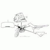 Схема узла: Mark 97 для Honda XR650