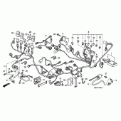 Схема узла: Электрооборудование (XL1000VA) для Honda XL1000V Varadero