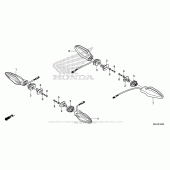 Схема вузла: Поворотники для Honda VFR1200 Crosstourer