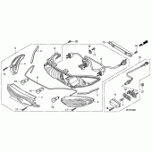 Схема узла: Задний фонарь (Стоп-сигнал) для Honda CBF1000