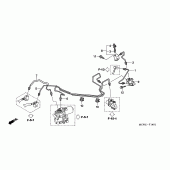 Схема вузла: Proportioning control valve (VFR800A) для Honda VFR800 VFR
