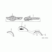 Схема вузла: Stripe / mark для Honda GL1500 F6C