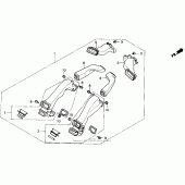 Схема вузла: Air duct set 90 для Honda GL1500 Gold Wing