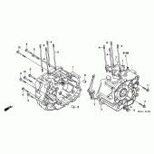 Схема узла: Картер двигателя для Honda CMX250 Rebel
