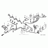 Схема вузла: Електрообладнання для Honda CBR600 CBR600F4