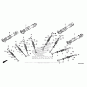 Схема вузла: Шток & Клапан для Honda ST1300 Pan-European Police