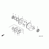 Схема вузла: Балансир для Honda NX650 Dominator