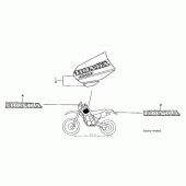 Схема узла: Marks 01 для Honda XR400