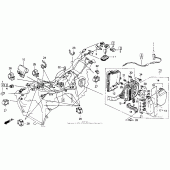 Схема узла: Жгут проводки (i) для Honda GL1500 Gold Wing Interstate