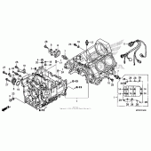 Схема узла: Картер двигателя для Honda ST1300 Pan-European