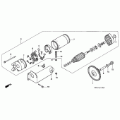 Схема вузла: Стартер електричний для Honda ST1100 Pan-European
