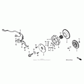 Схема вузла: Генератор для Honda VF750 Magna