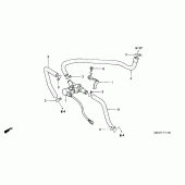 Схема вузла: Система вентиляція картера для Honda CBR600 CBR600FR Racing Edition