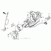 Схема вузла: Vt1100c спідометр 95-96 для Honda VT1100 Shadow