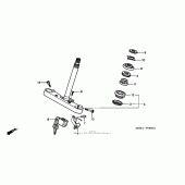 Схема вузла: Рульова траверса для Honda VT1100 Shadow Sabre