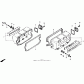 Схема узла: Клапанная крышка для Honda GL1500 Gold Wing Special Edition