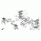 Схема вузла: Підніжки (GL1500A) для Honda GL1500 Gold Wing Aspencade