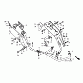 Схема вузла: Вихлопна система для Honda XL1000V Varadero