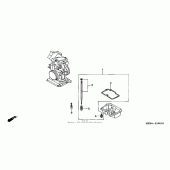 Схема вузла: Карбюратор optional kit для Honda CRF450 CRF450R