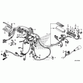 Схема узла: Электрооборудование для Honda CBR600 CBR600RR