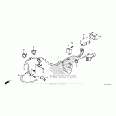 Схема вузла: Електрообладнання для Honda CRF125 CRF125F