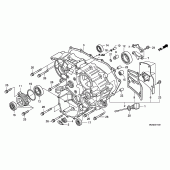 Схема узла: Rear case для Honda GL1800 Gold Wing