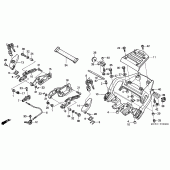 Схема узла: Grab rail для Honda ST1300 Pan-European